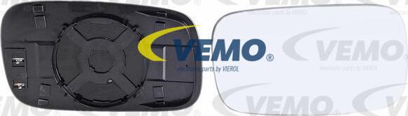 Vemo V10-69-0124 - Spoguļstikls, Ārējais atpakaļskata spogulis www.autospares.lv