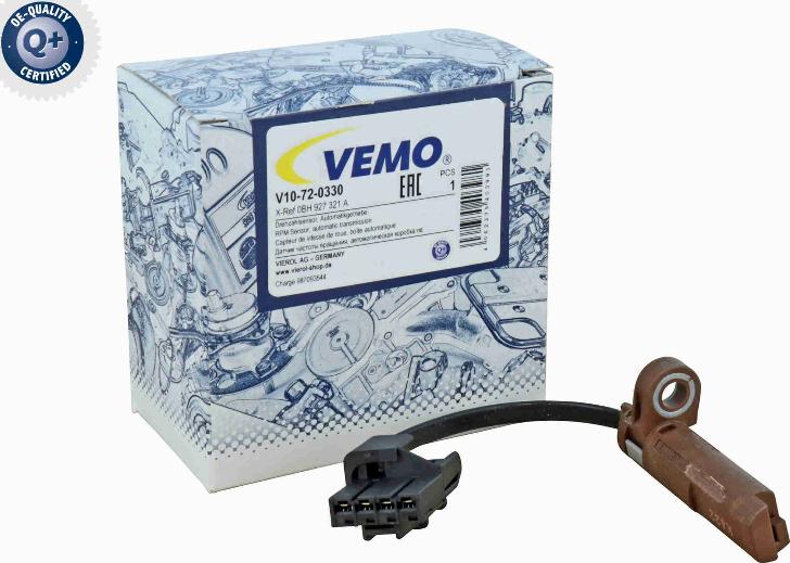 Vemo V10-72-0330 - Rotācijas frekvences devējs, Automātiskā pārnesumkārba www.autospares.lv