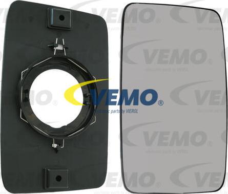 Vemo V24-69-0021 - Spoguļstikls, Ārējais atpakaļskata spogulis www.autospares.lv