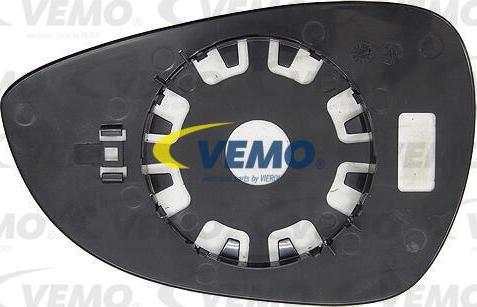 Vemo V25-69-0013 - Spoguļstikls, Ārējais atpakaļskata spogulis www.autospares.lv