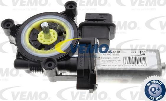 Vemo V20-05-3028 - Elektromotors, Stikla pacēlājs www.autospares.lv