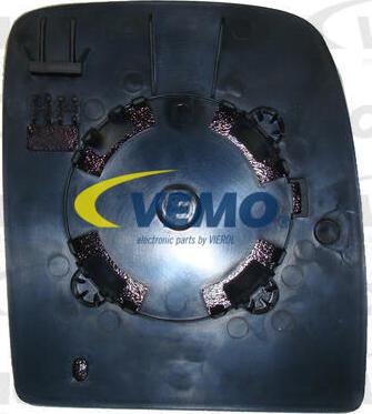 Vemo V22-69-0049 - Spoguļstikls, Ārējais atpakaļskata spogulis www.autospares.lv