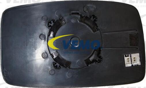 Vemo V22-69-0048 - Spoguļstikls, Ārējais atpakaļskata spogulis www.autospares.lv