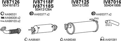 Veneporte 870040 - Izplūdes gāzu sistēma www.autospares.lv