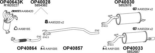 Veneporte 770236 - Izplūdes gāzu sistēma www.autospares.lv