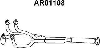 Veneporte AR01108 - Izplūdes caurule autospares.lv