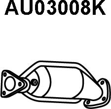 Veneporte AU03008K - Catalytic Converter www.autospares.lv