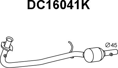 Veneporte DC16041K - Katalizators www.autospares.lv