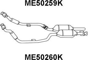 Veneporte ME50260K - Katalizators www.autospares.lv