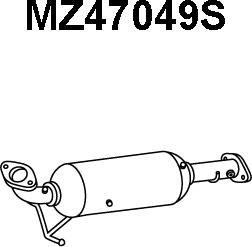 Veneporte MZ47049S - Сажевый / частичный фильтр, система выхлопа ОГ www.autospares.lv