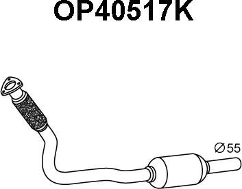 Veneporte OP40517K - Katalizators autospares.lv