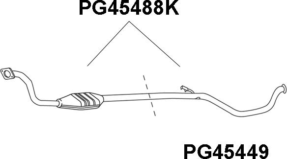 Veneporte PG45488K - Katalizators www.autospares.lv