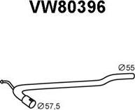 Veneporte VW80396 - Remontcaurule, Katalizators www.autospares.lv