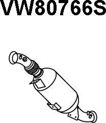 Veneporte VW80766S - Nosēdumu / Daļiņu filtrs, Izplūdes gāzu sistēma www.autospares.lv