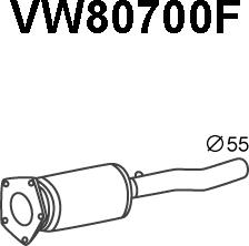 Veneporte VW80700F - Nosēdumu / Daļiņu filtrs, Izplūdes gāzu sistēma www.autospares.lv