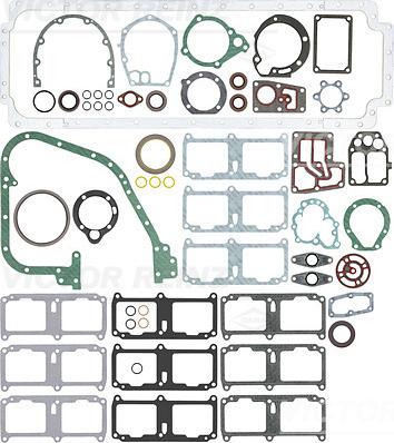 Victor Reinz 08-40706-01 - Blīvju komplekts, Motora bloks www.autospares.lv