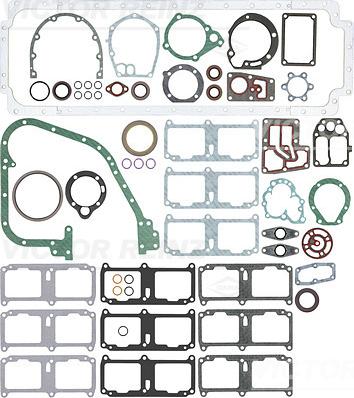 Victor Reinz 08-40706-02 - Blīvju komplekts, Motora bloks www.autospares.lv