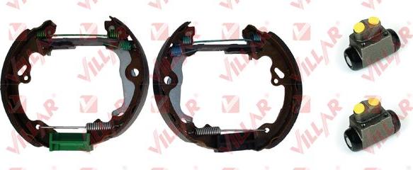 Villar 608.9088 - Brake Shoe Set www.autospares.lv