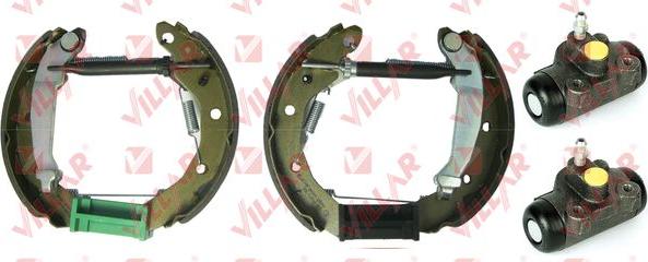 Villar 608.9151 - Bremžu loku komplekts www.autospares.lv