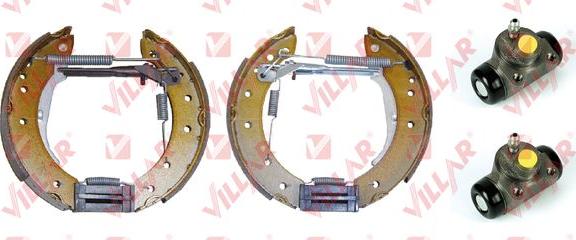 Villar 608.9112 - Brake Shoe Set www.autospares.lv