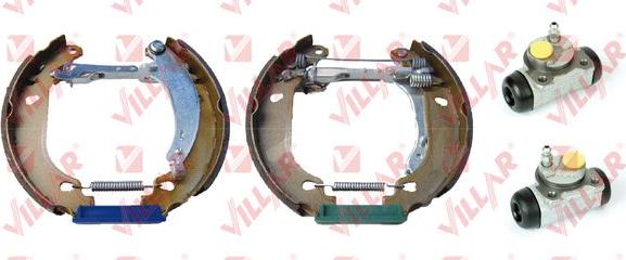 Villar 608.9124 - Brake Shoe Set www.autospares.lv