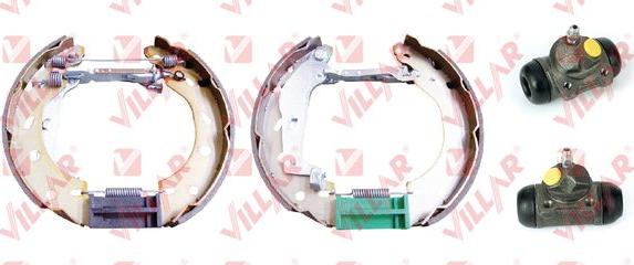 Villar 608.9177 - Комплект тормозных колодок, барабанные www.autospares.lv