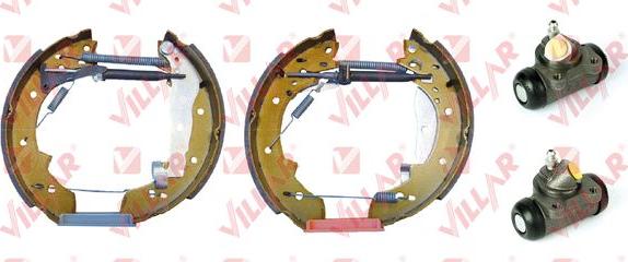 Villar 608.9845 - Brake Shoe Set www.autospares.lv