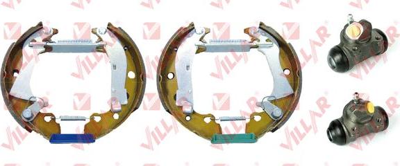 Villar 608.9836 - Brake Shoe Set www.autospares.lv