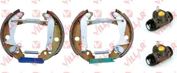 Villar 608.9282 - Bremžu loku komplekts www.autospares.lv