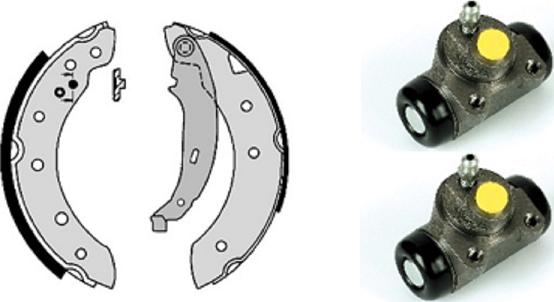 Villar 608.8112 - Brake Shoe Set www.autospares.lv