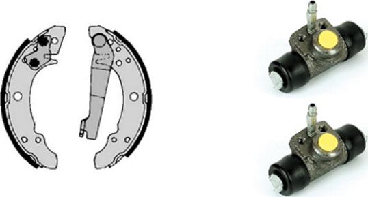 Villar 608.7883 - Brake Shoe Set www.autospares.lv