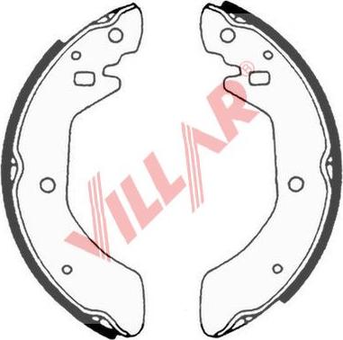 Villar 629.0594 - Bremžu loku komplekts autospares.lv