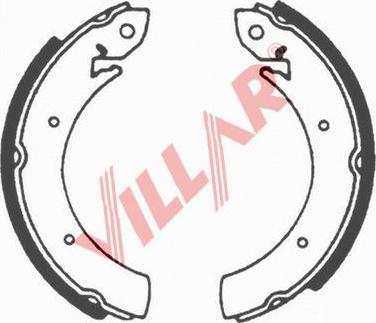 Villar 629.0595 - Bremžu loku komplekts autospares.lv