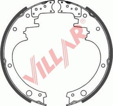 Villar 629.0554 - Bremžu loku komplekts www.autospares.lv