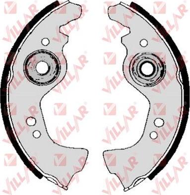 Villar 629.0506 - Bremžu loku komplekts autospares.lv