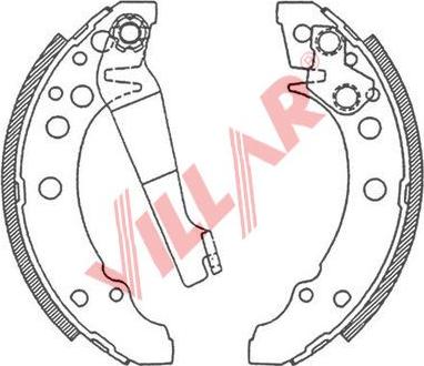 Villar 629.0502 - Brake Shoe Set www.autospares.lv