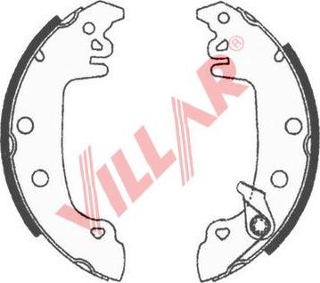 Villar 629.0519 - Bremžu loku komplekts autospares.lv