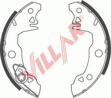 Villar 629.0513 - Bremžu loku komplekts www.autospares.lv