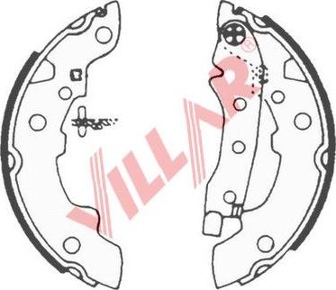 Villar 629.0586 - Bremžu loku komplekts www.autospares.lv