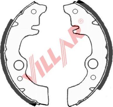 Villar 629.0571 - Brake Shoe Set www.autospares.lv