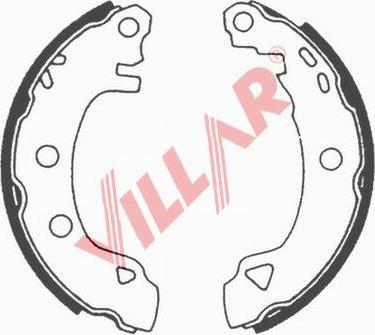 Villar 629.0578 - Bremžu loku komplekts www.autospares.lv