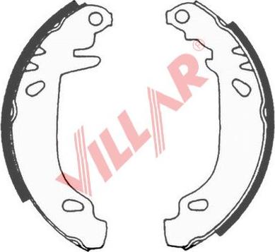 Villar 629.0572 - Bremžu loku komplekts www.autospares.lv