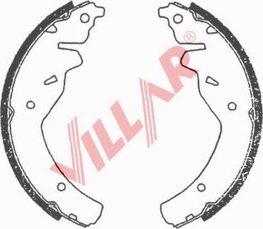 Villar 629.0699 - Bremžu loku komplekts www.autospares.lv