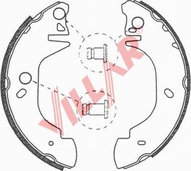 Villar 629.0654 - Bremžu loku komplekts www.autospares.lv