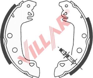 Villar 629.0650 - Brake Shoe Set www.autospares.lv