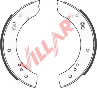 Villar 629.0677 - Bremžu loku komplekts www.autospares.lv