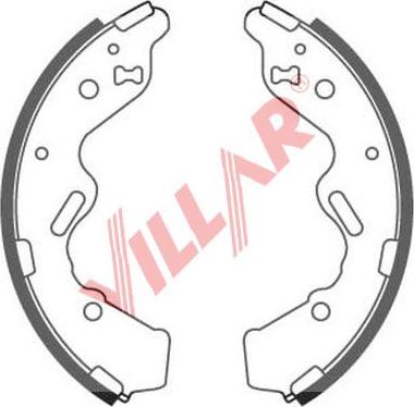 Villar 629.0884 - Bremžu loku komplekts www.autospares.lv