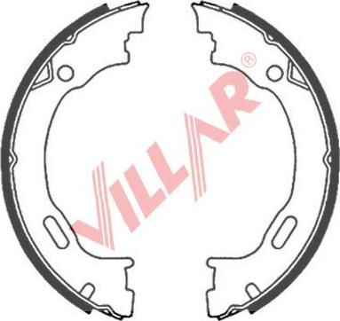 Villar 629.0836 - Bremžu loku kompl., Stāvbremze www.autospares.lv