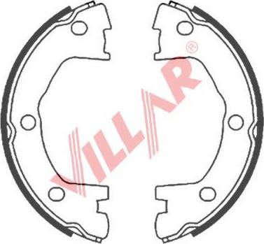 Villar 629.0870 - Bremžu loku kompl., Stāvbremze www.autospares.lv