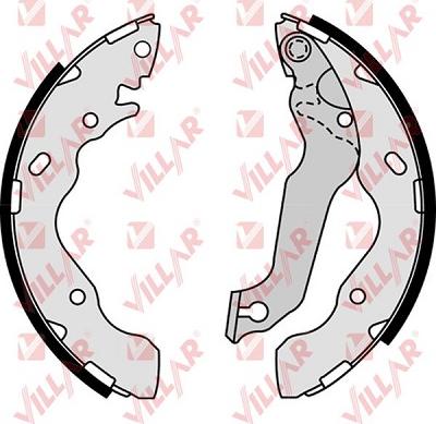 Villar 629.0871 - Brake Shoe Set www.autospares.lv